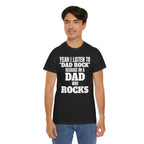 Fathers Day, I'm a Dad who Rocks | Unisex Heavy Cotton Tee