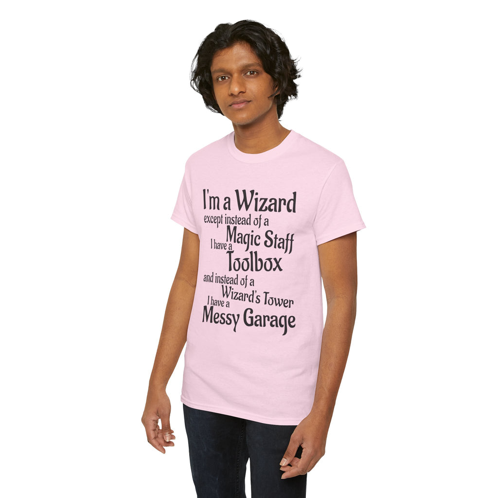 Fathers Day, I'm a Wizard | Unisex Heavy Cotton Tee