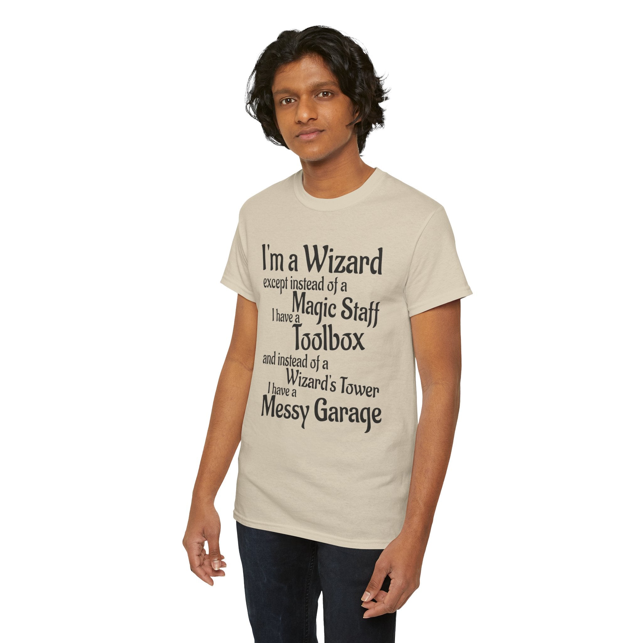 Fathers Day, I'm a Wizard | Unisex Heavy Cotton Tee