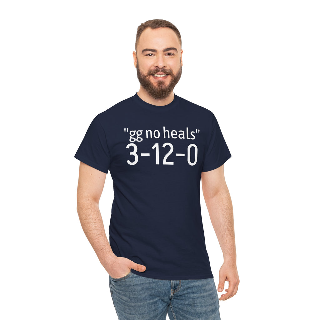 "gg no heals" | Unisex Heavy Cotton Tee