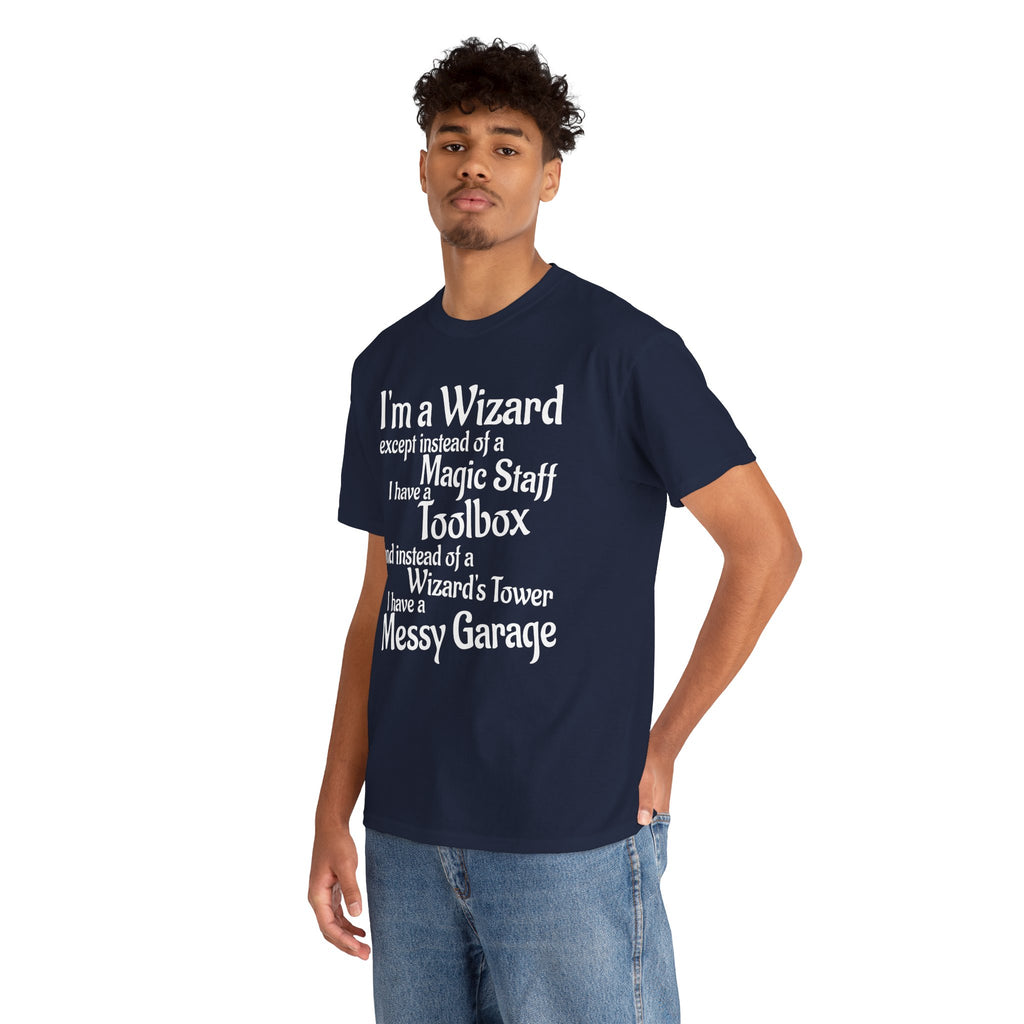 Fathers Day, I'm a Wizard | Unisex Heavy Cotton Tee