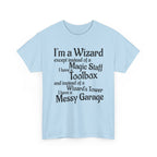 Fathers Day, I'm a Wizard | Unisex Heavy Cotton Tee