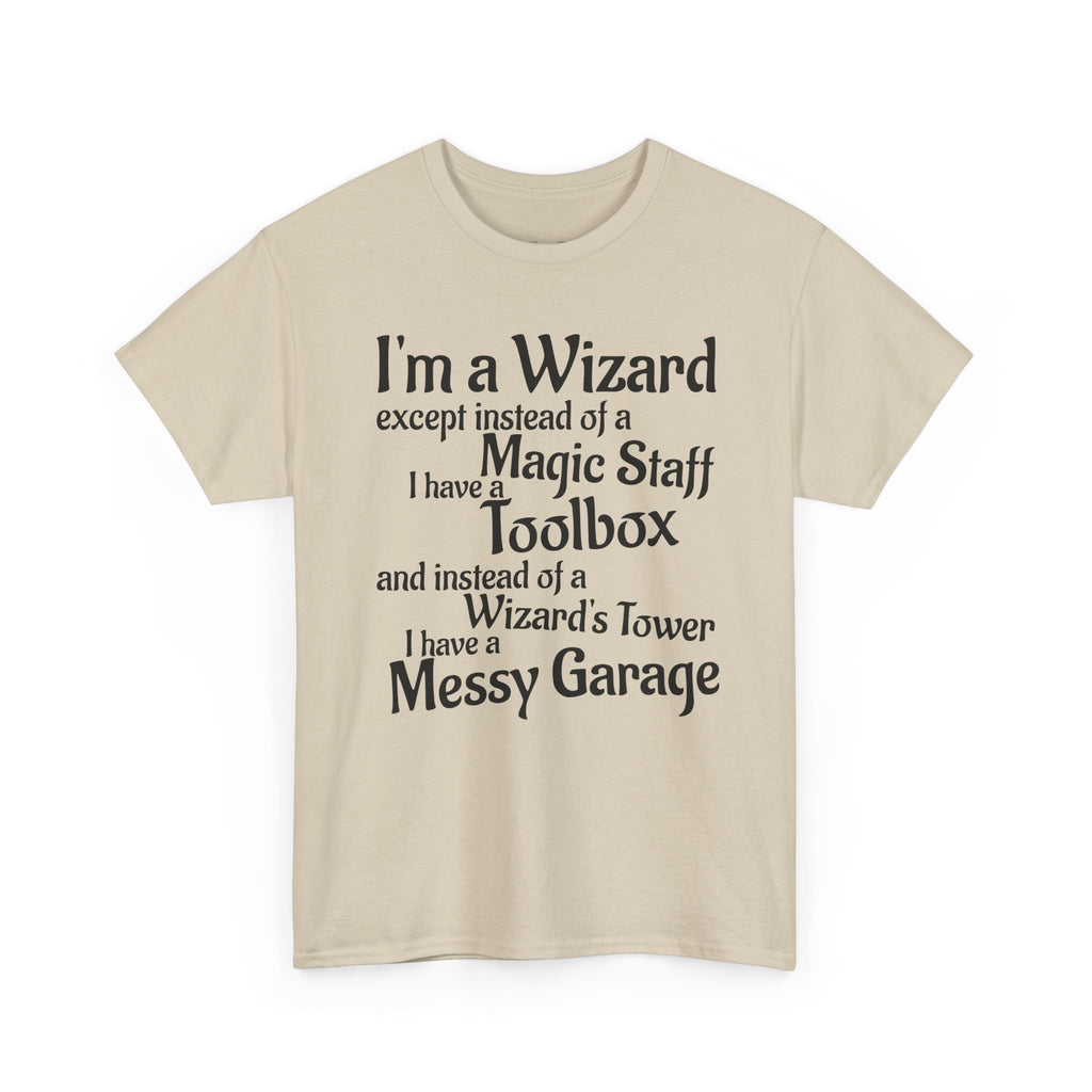 Fathers Day, I'm a Wizard | Unisex Heavy Cotton Tee