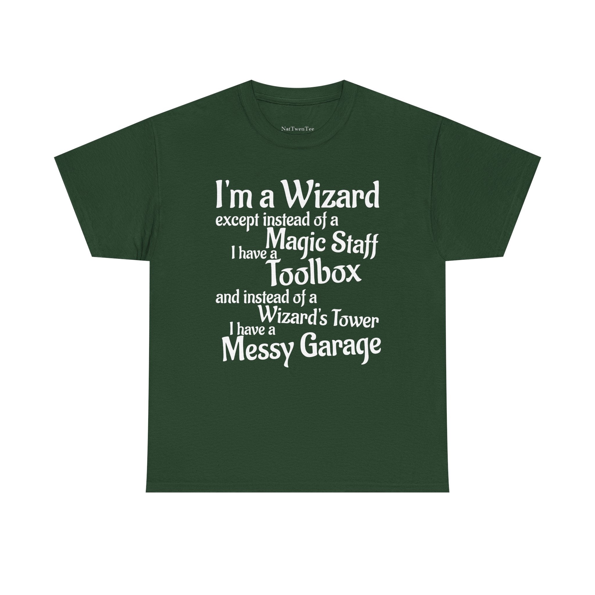 Fathers Day, I'm a Wizard | Unisex Heavy Cotton Tee