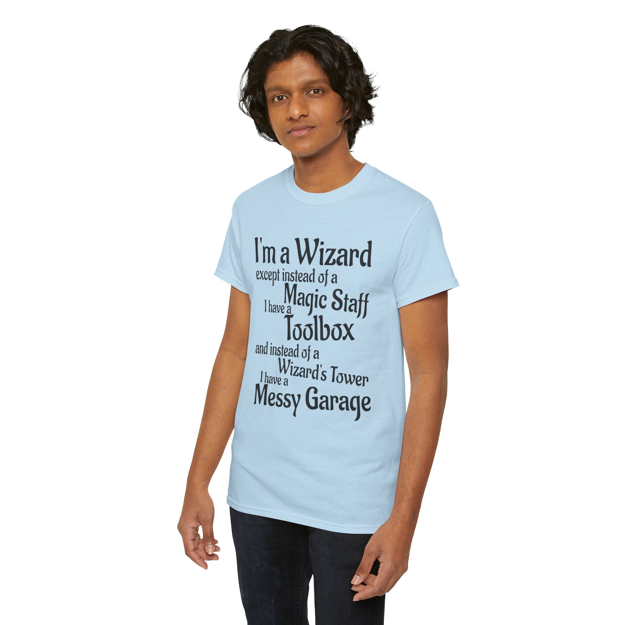 Fathers Day, I'm a Wizard | Unisex Heavy Cotton Tee
