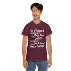 Fathers Day, I'm a Wizard | Unisex Heavy Cotton Tee