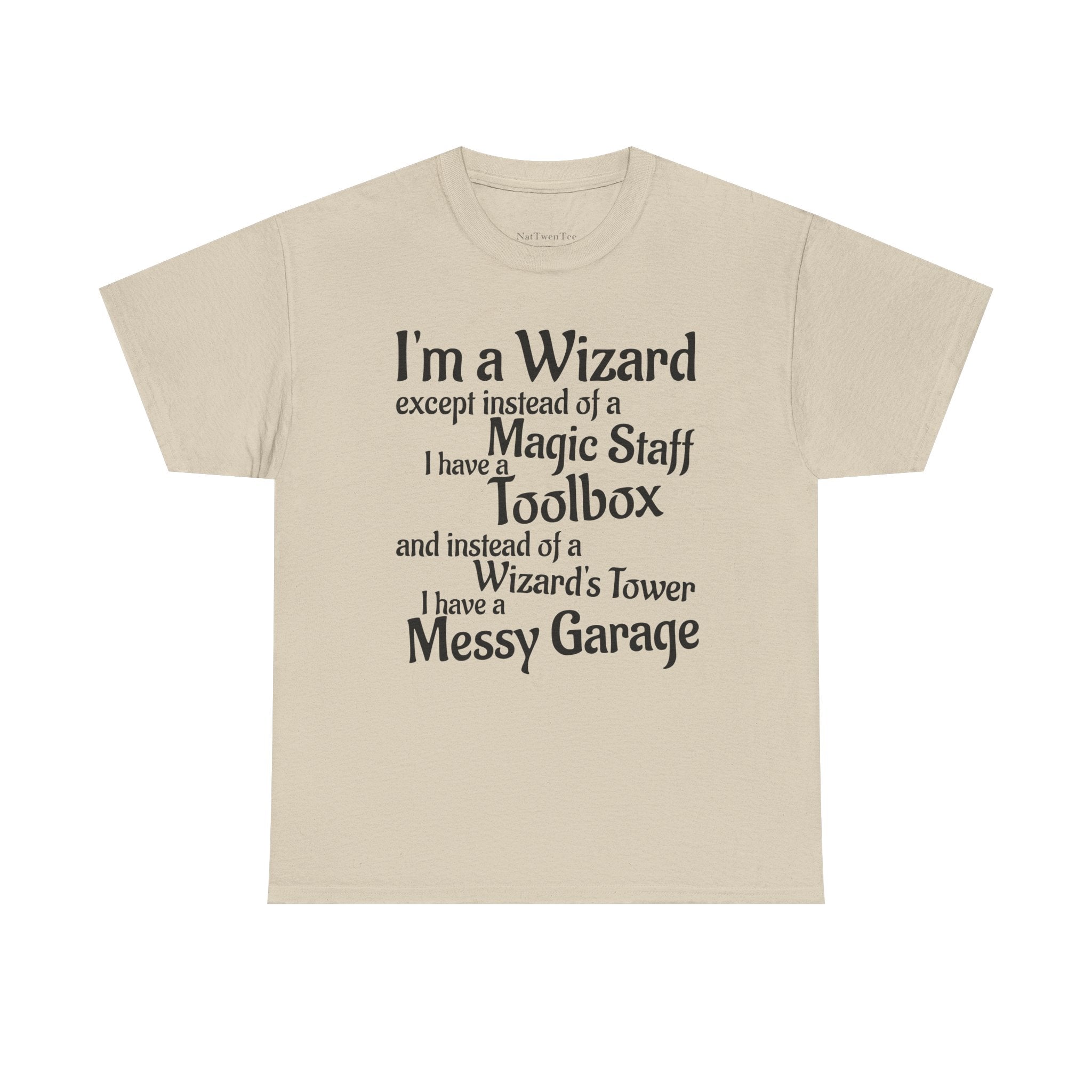 Fathers Day, I'm a Wizard | Unisex Heavy Cotton Tee