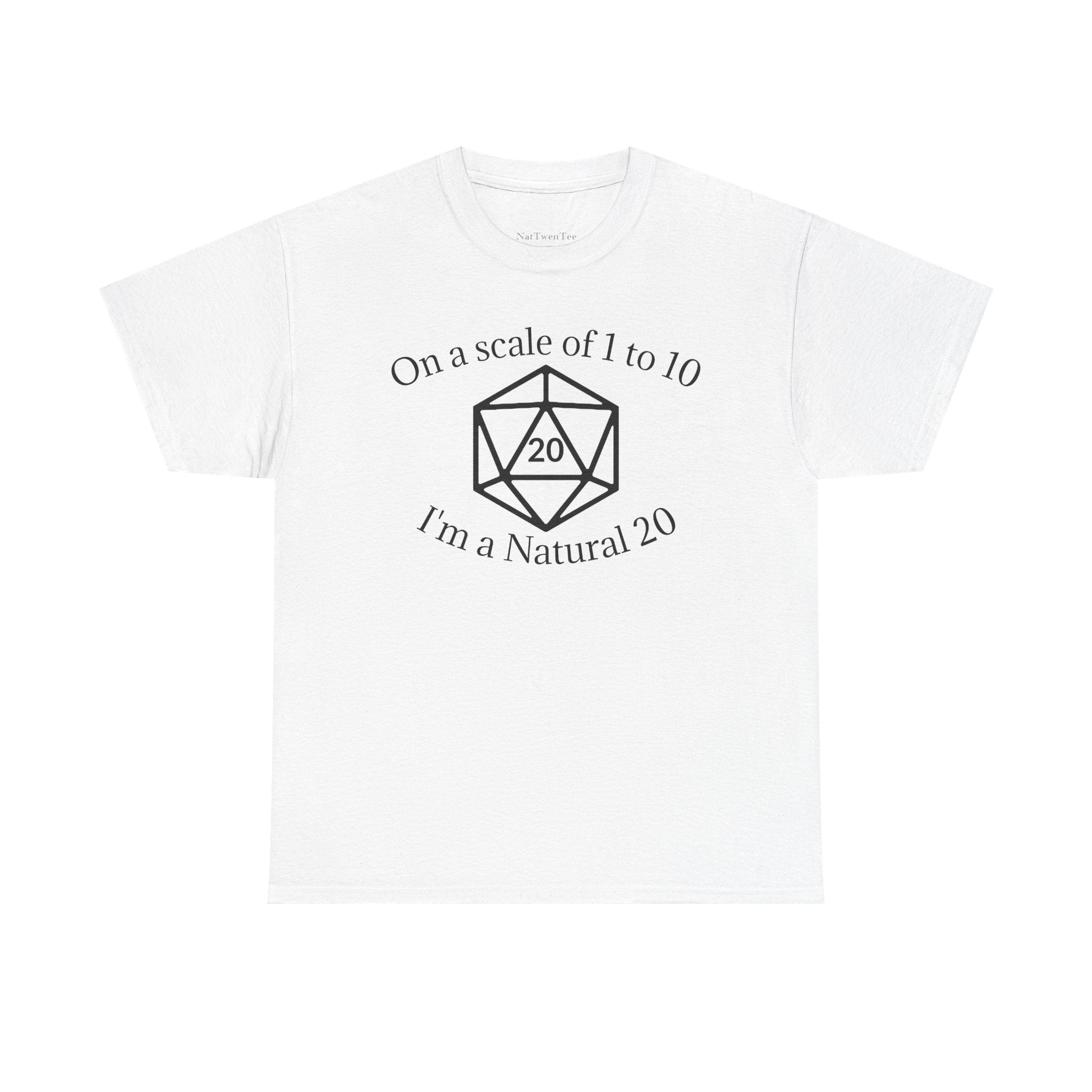 Im a Natural 20 | Unisex Heavy Cotton Tee