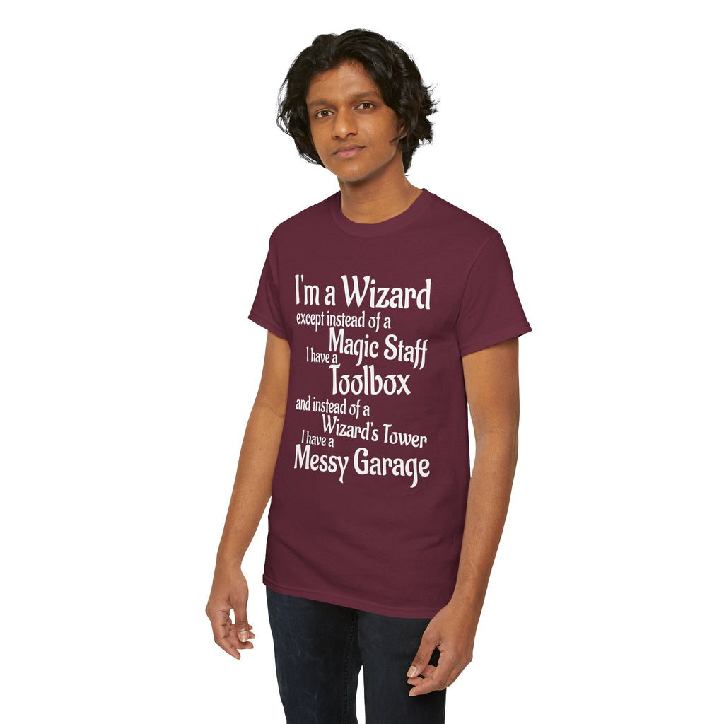 Fathers Day, I'm a Wizard | Unisex Heavy Cotton Tee