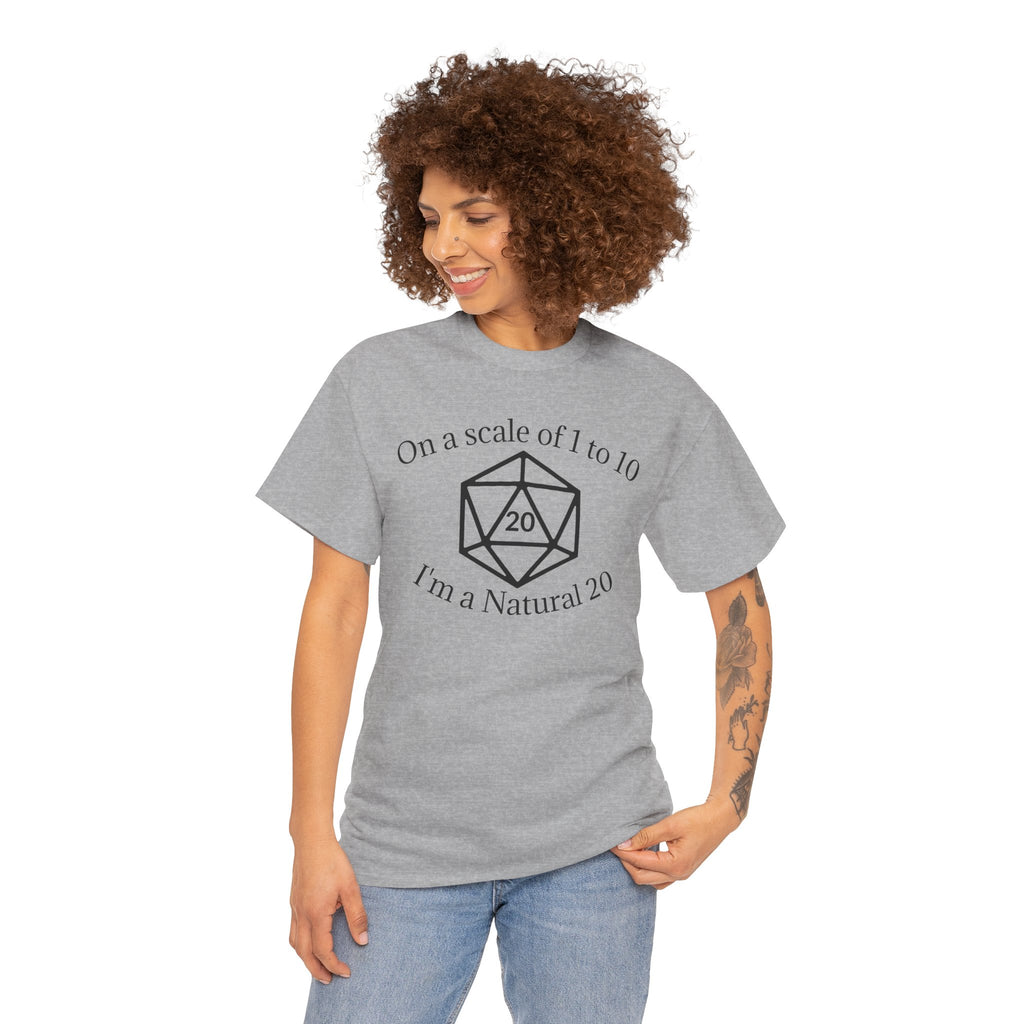 Im a Natural 20 | Unisex Heavy Cotton Tee