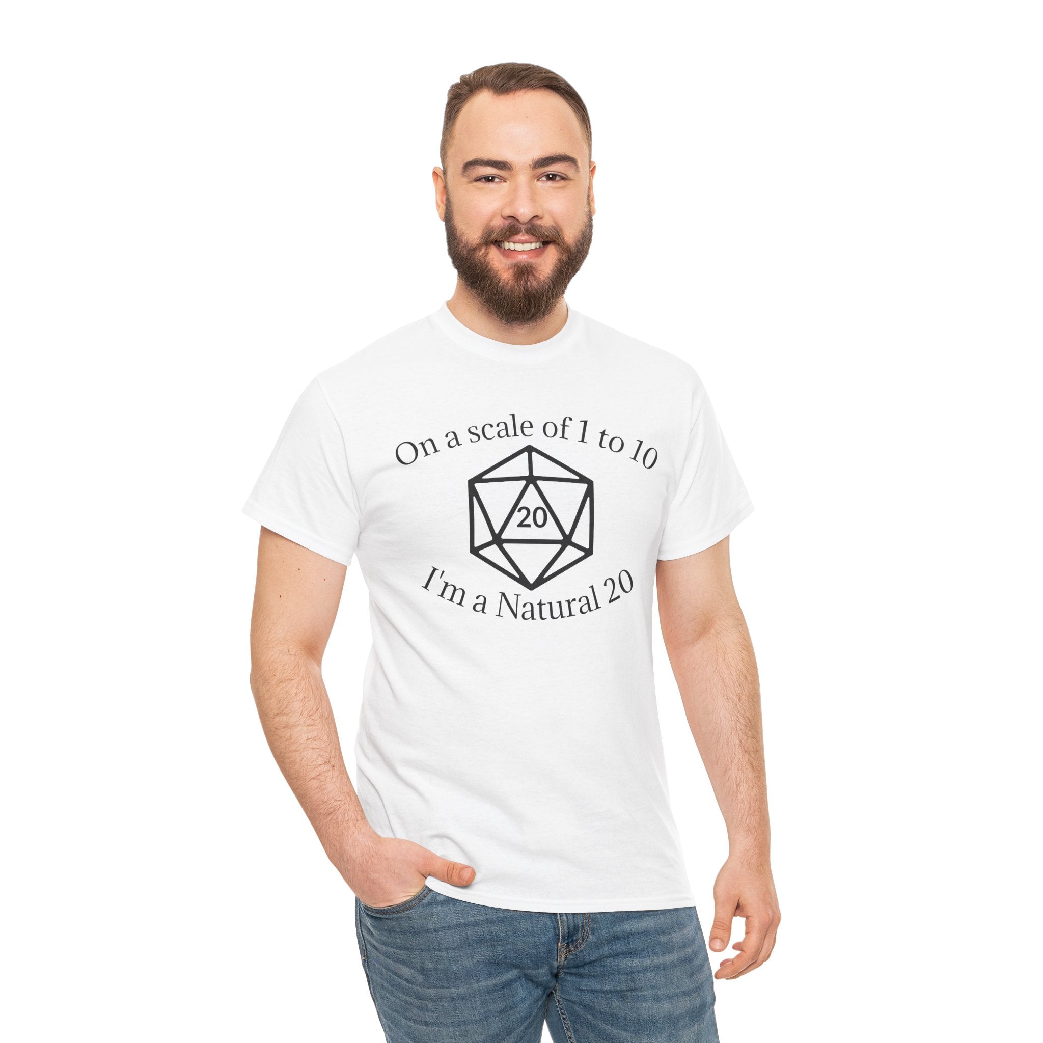 Im a Natural 20 | Unisex Heavy Cotton Tee