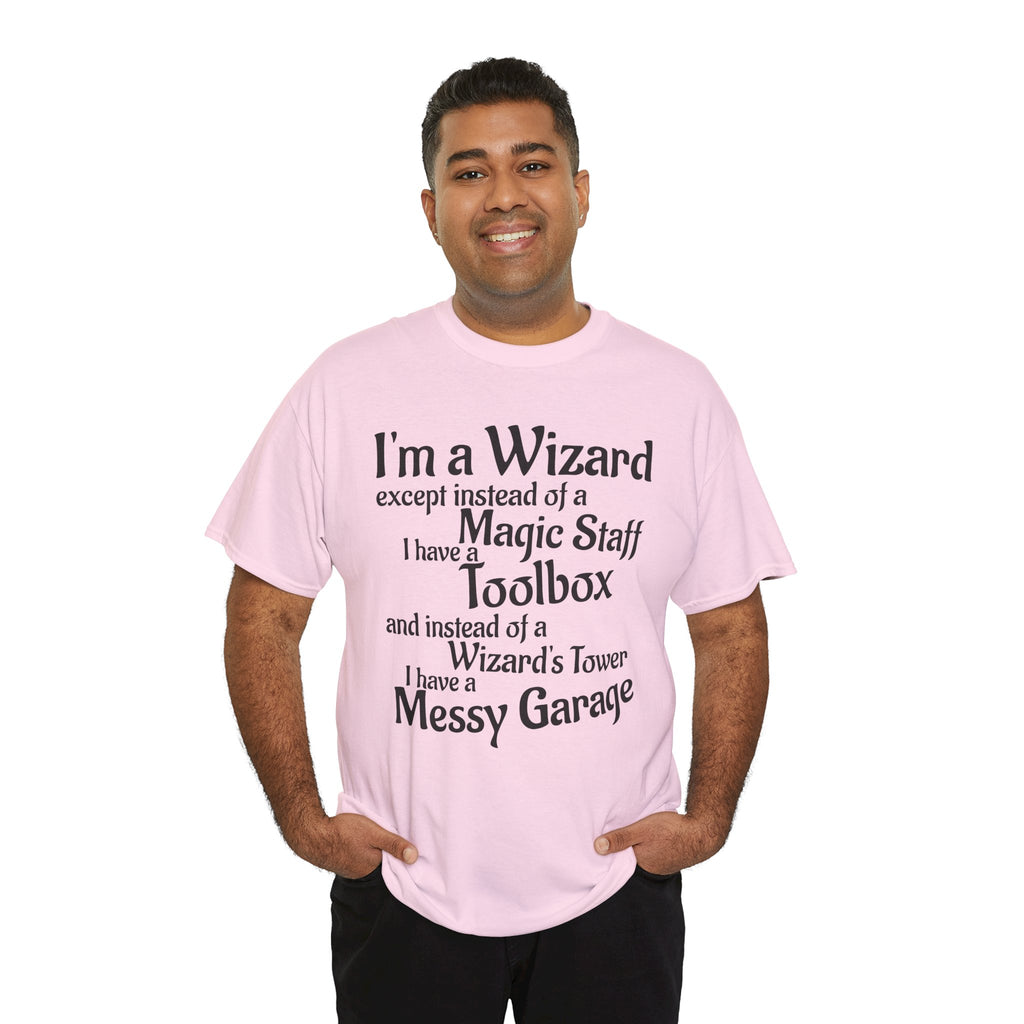 Fathers Day, I'm a Wizard | Unisex Heavy Cotton Tee