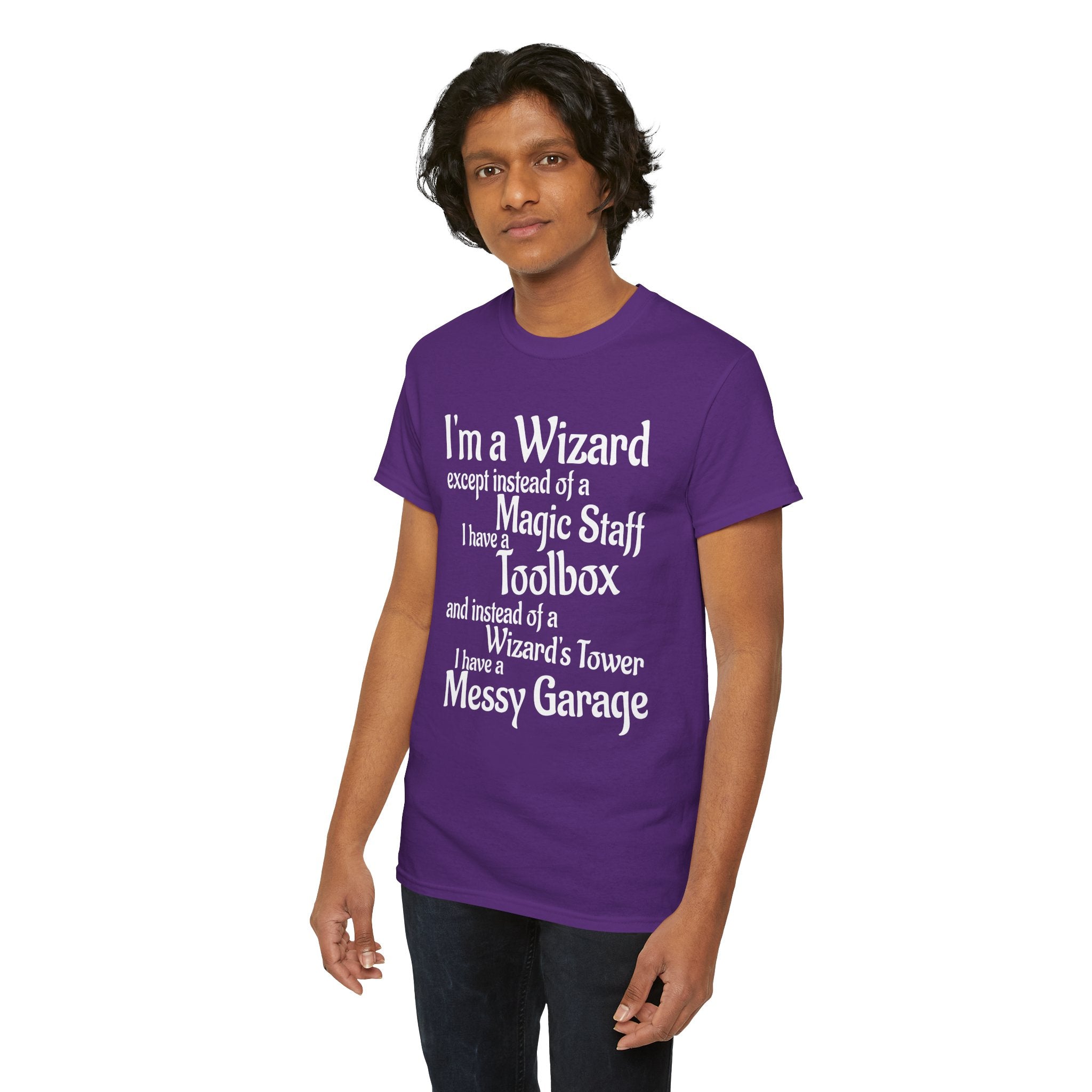 Fathers Day, I'm a Wizard | Unisex Heavy Cotton Tee
