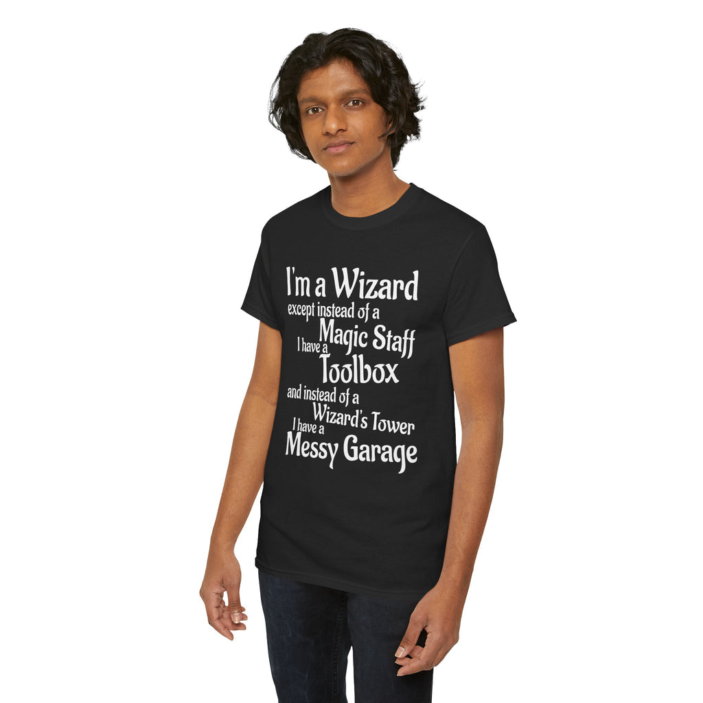Fathers Day, I'm a Wizard | Unisex Heavy Cotton Tee