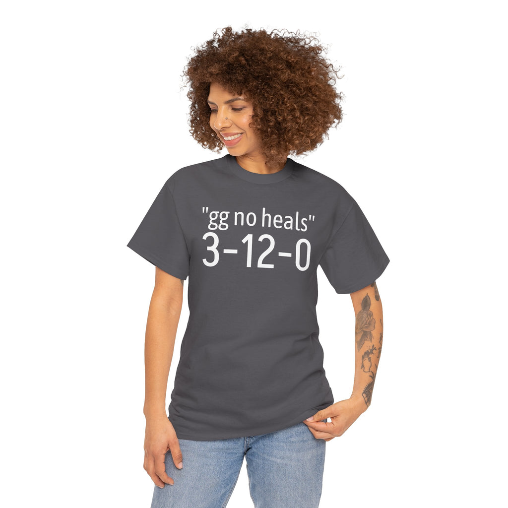"gg no heals" | Unisex Heavy Cotton Tee