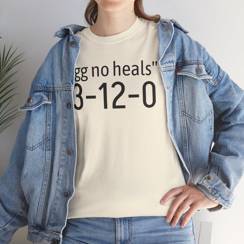 "gg no heals" | Unisex Heavy Cotton Tee