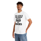 Fathers Day, I'm a Dad who Rocks | Unisex Heavy Cotton Tee