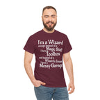 Fathers Day, I'm a Wizard | Unisex Heavy Cotton Tee