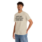 OOPS! No Perception Checks | Unisex Heavy Cotton Tee