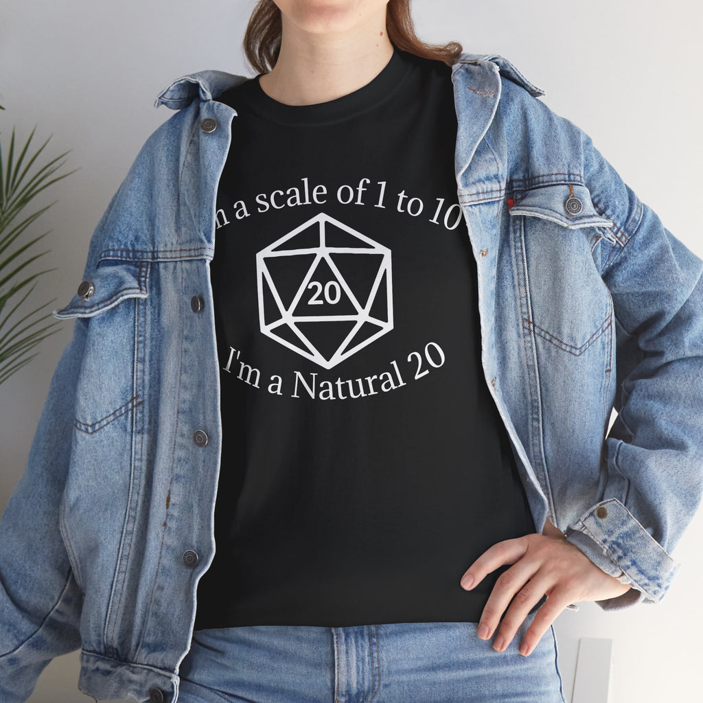 Im a Natural 20 | Unisex Heavy Cotton Tee