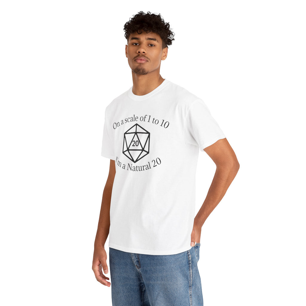 Im a Natural 20 | Unisex Heavy Cotton Tee