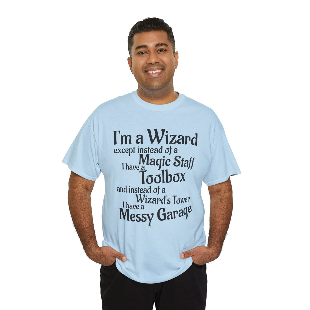 Fathers Day, I'm a Wizard | Unisex Heavy Cotton Tee