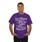 Fathers Day, I'm a Wizard | Unisex Heavy Cotton Tee