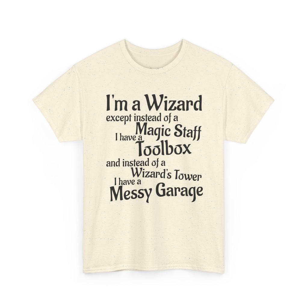Fathers Day, I'm a Wizard | Unisex Heavy Cotton Tee