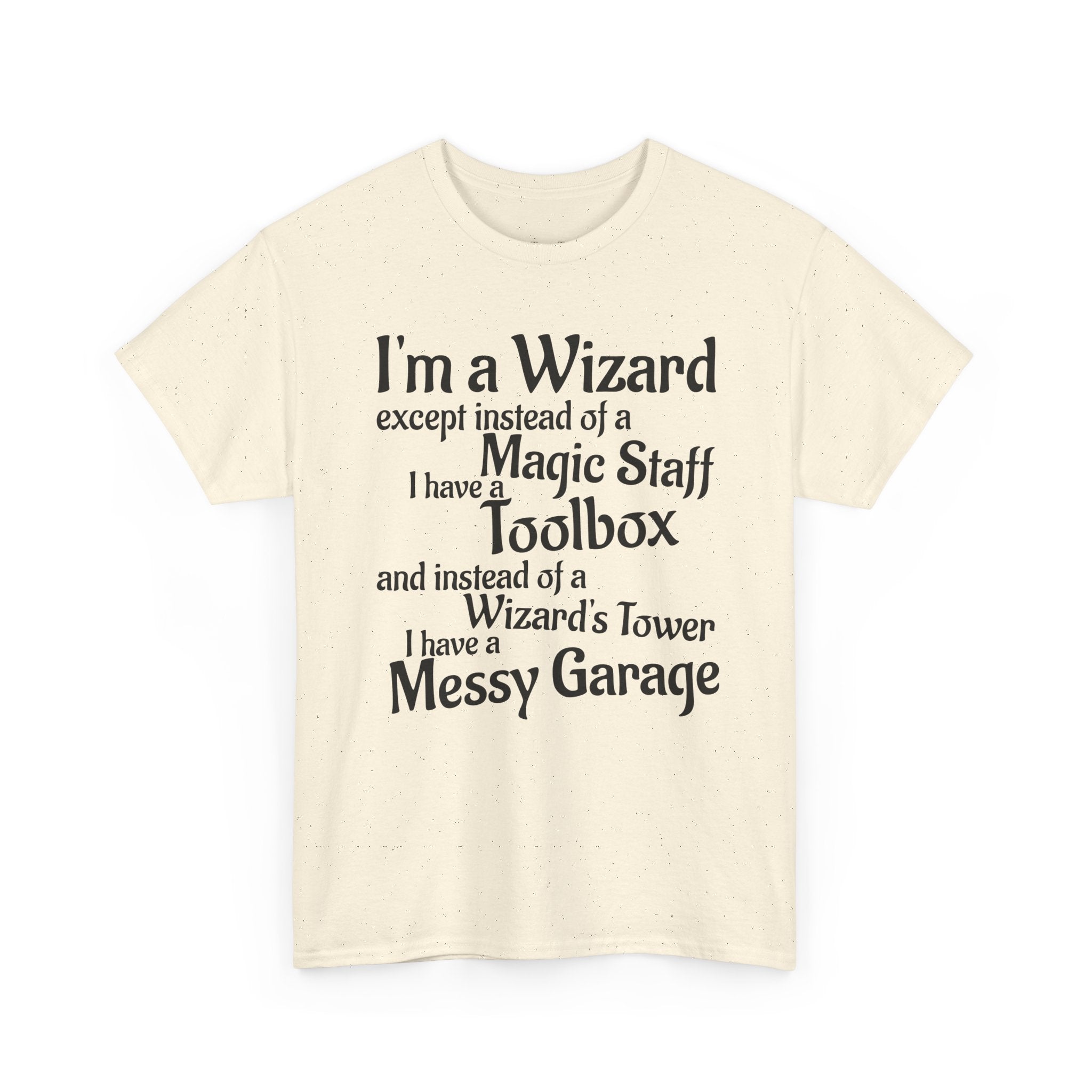 Fathers Day, I'm a Wizard | Unisex Heavy Cotton Tee