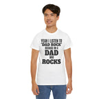 Fathers Day, I'm a Dad who Rocks | Unisex Heavy Cotton Tee