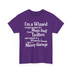 Fathers Day, I'm a Wizard | Unisex Heavy Cotton Tee