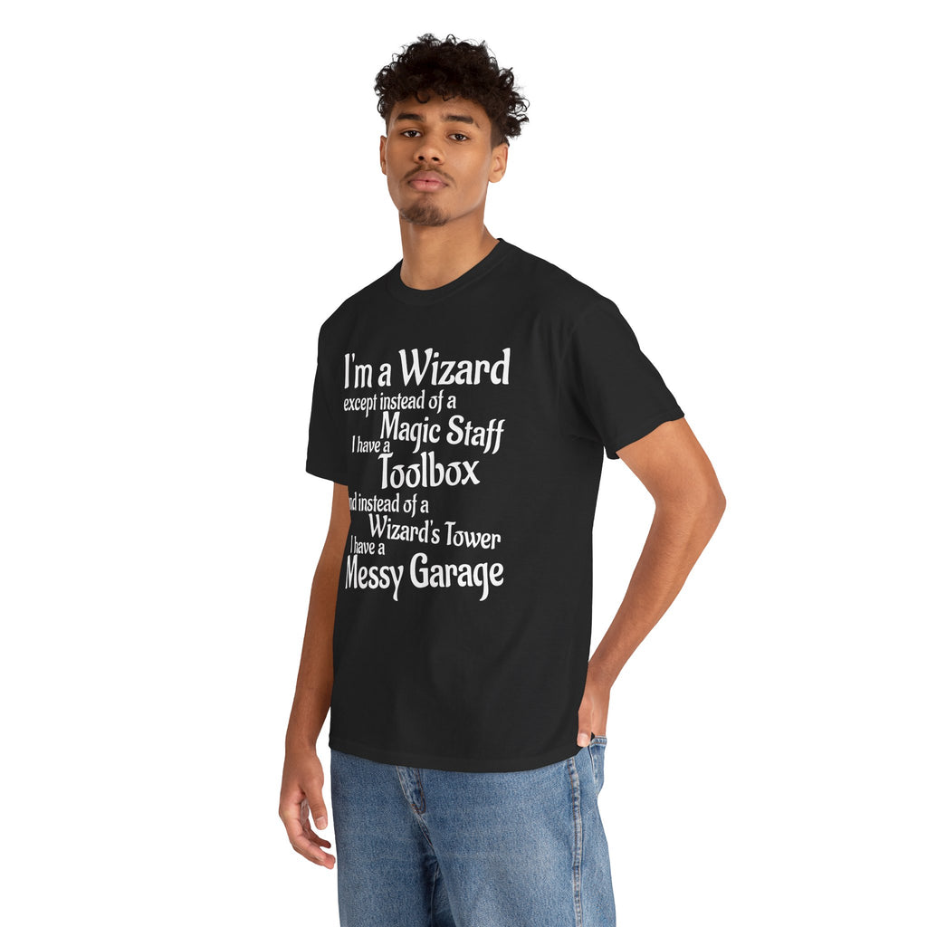 Fathers Day, I'm a Wizard | Unisex Heavy Cotton Tee