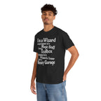 Fathers Day, I'm a Wizard | Unisex Heavy Cotton Tee
