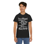 Fathers Day, I'm a Wizard | Unisex Heavy Cotton Tee