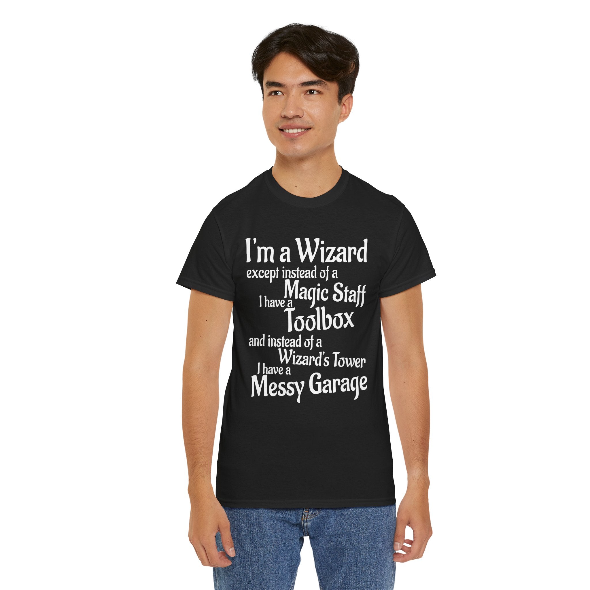 Fathers Day, I'm a Wizard | Unisex Heavy Cotton Tee