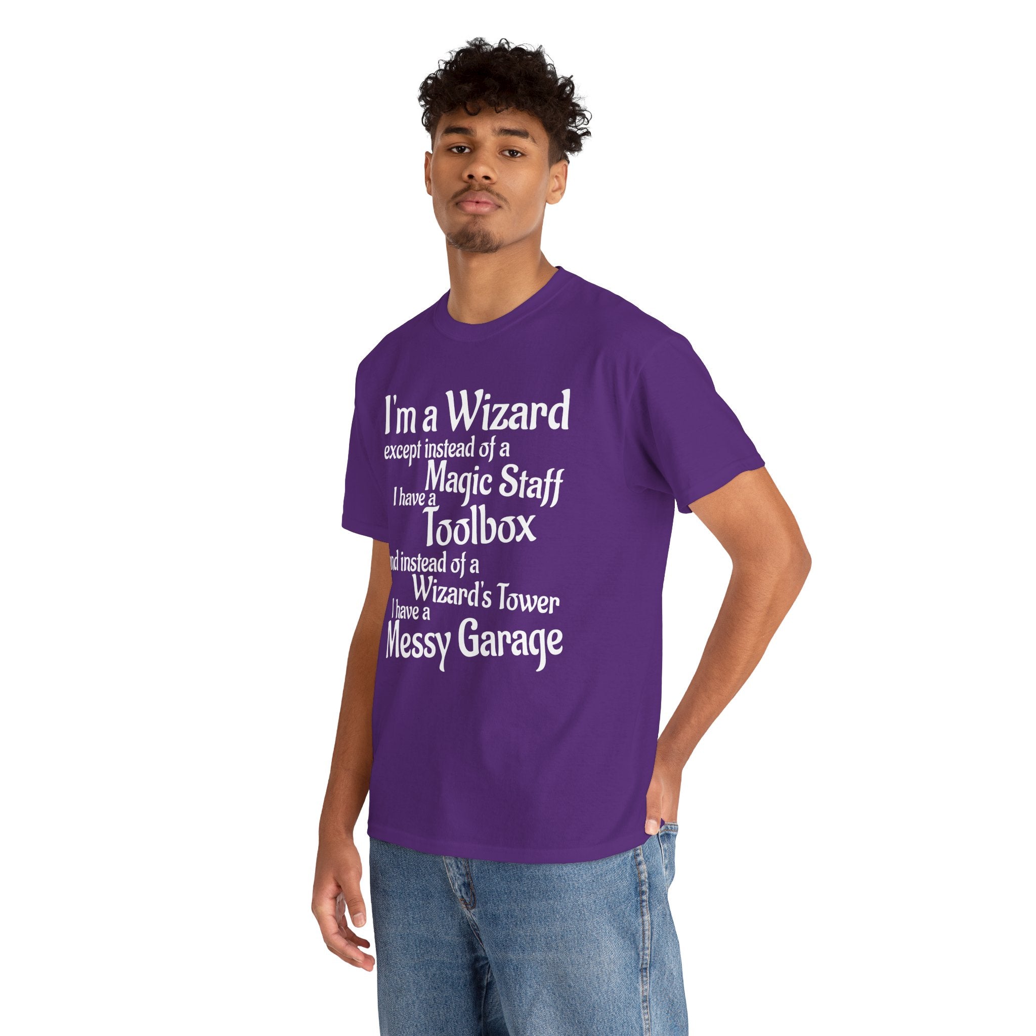 Fathers Day, I'm a Wizard | Unisex Heavy Cotton Tee