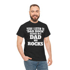 Fathers Day, I'm a Dad who Rocks | Unisex Heavy Cotton Tee