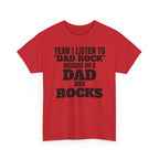 Fathers Day, I'm a Dad who Rocks | Unisex Heavy Cotton Tee