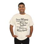 Fathers Day, I'm a Wizard | Unisex Heavy Cotton Tee
