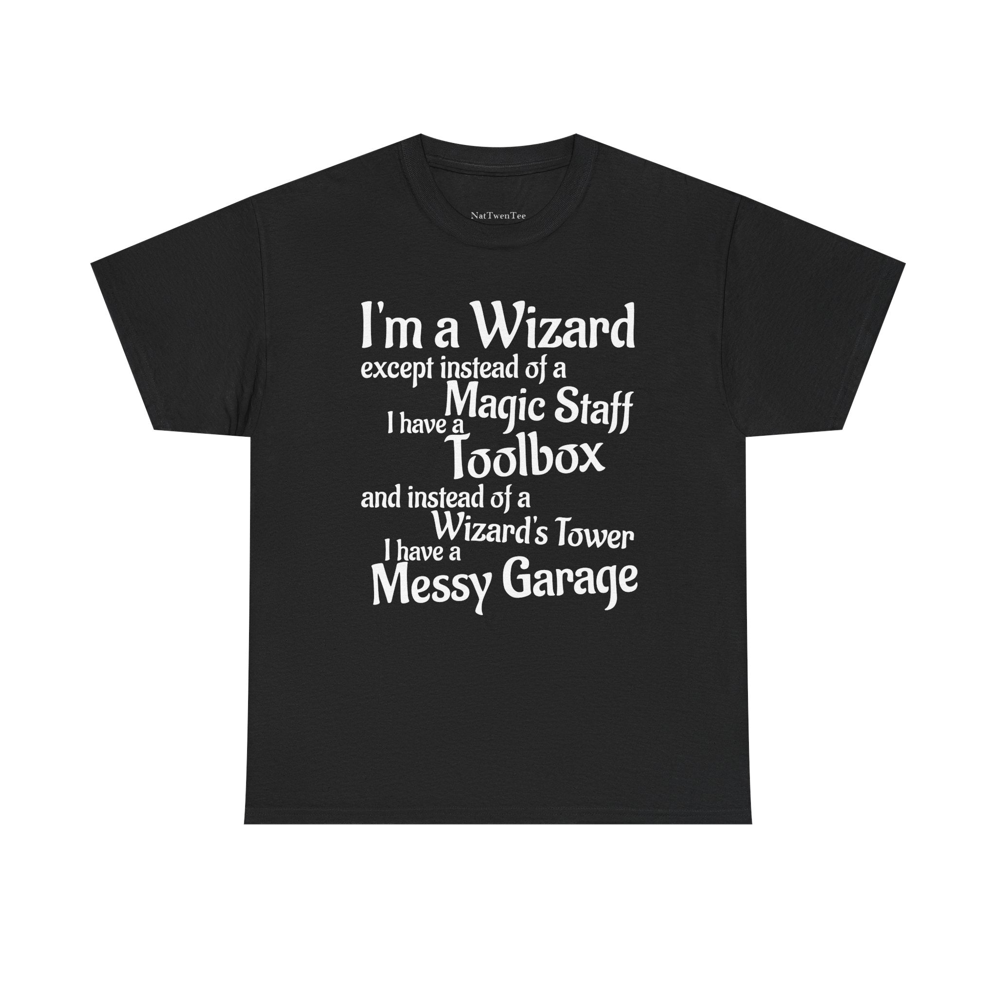 Fathers Day, I'm a Wizard | Unisex Heavy Cotton Tee