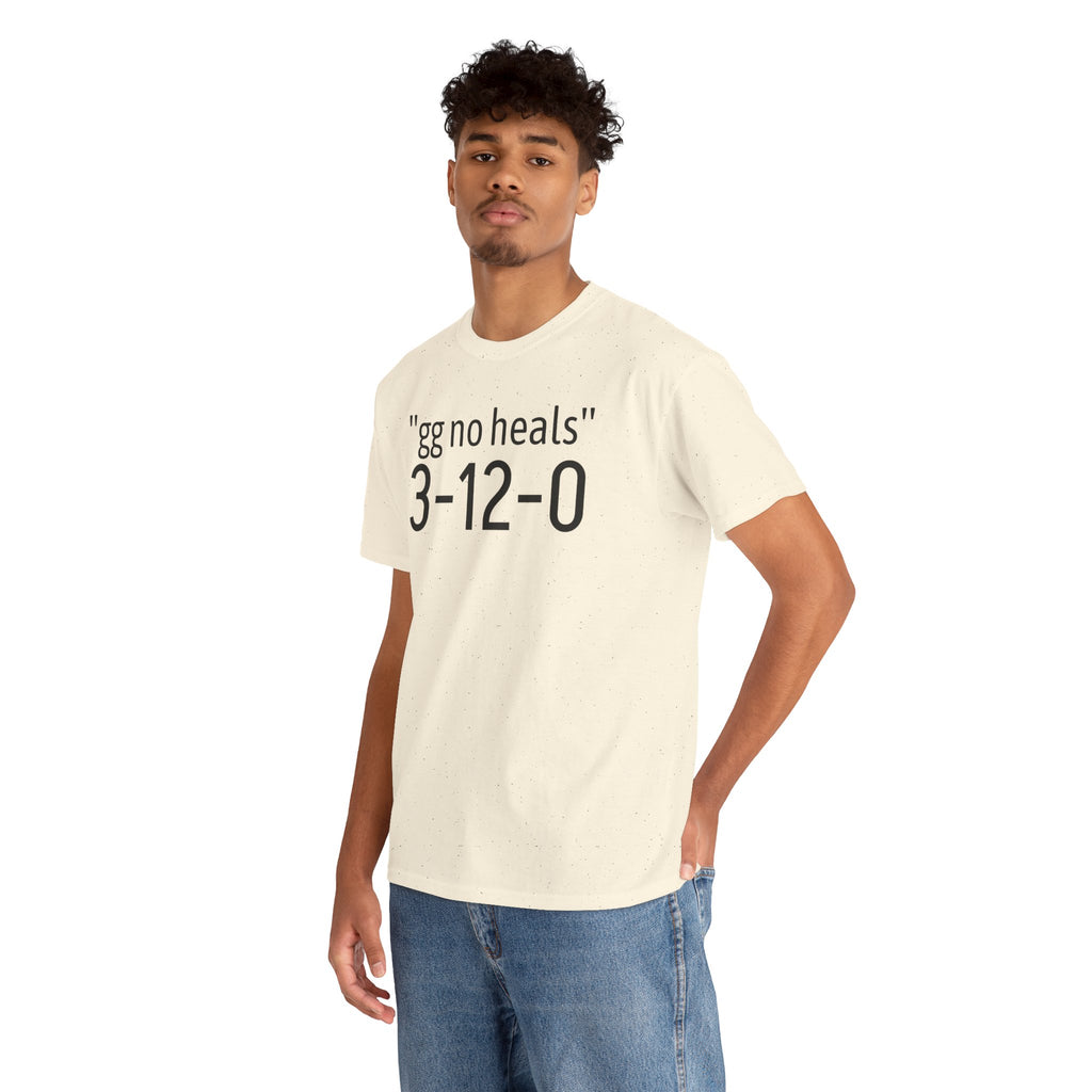 "gg no heals" | Unisex Heavy Cotton Tee