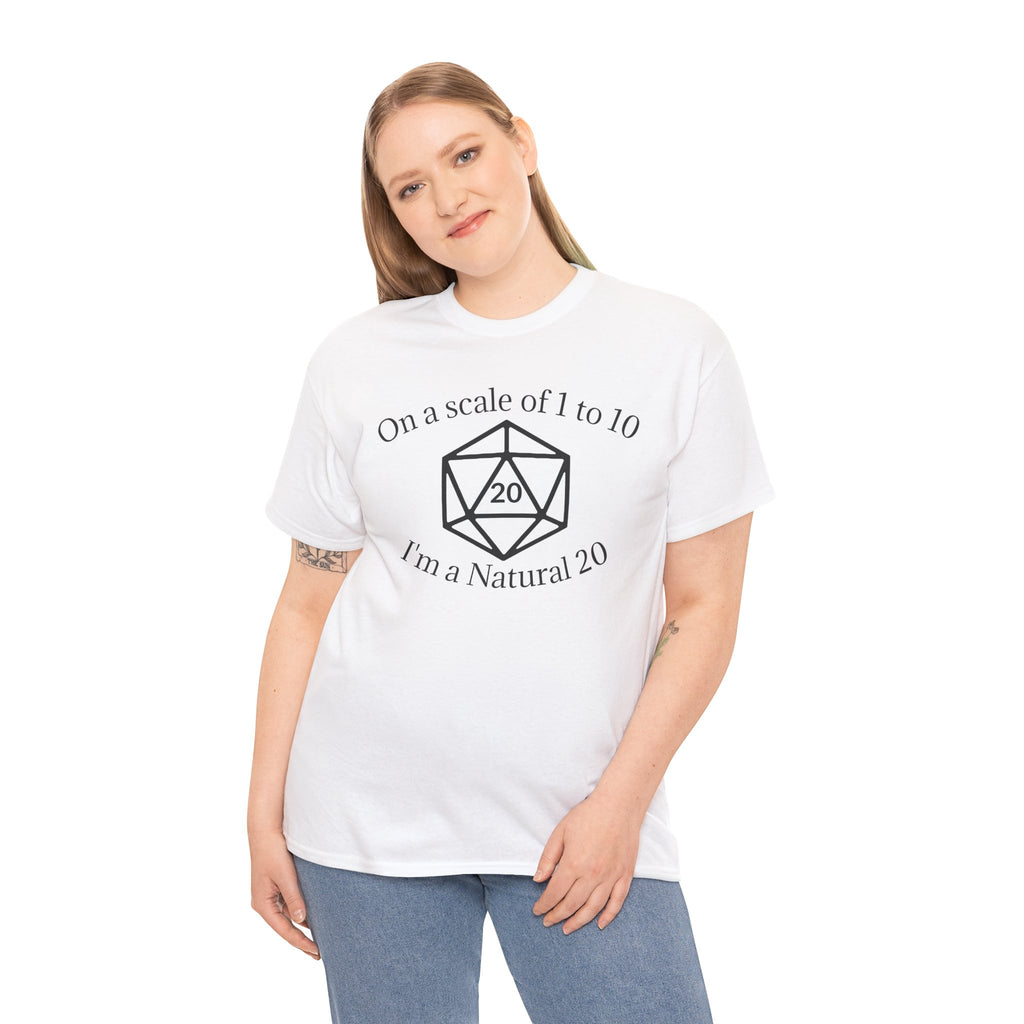 Im a Natural 20 | Unisex Heavy Cotton Tee