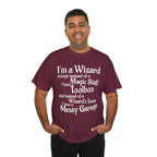 Fathers Day, I'm a Wizard | Unisex Heavy Cotton Tee