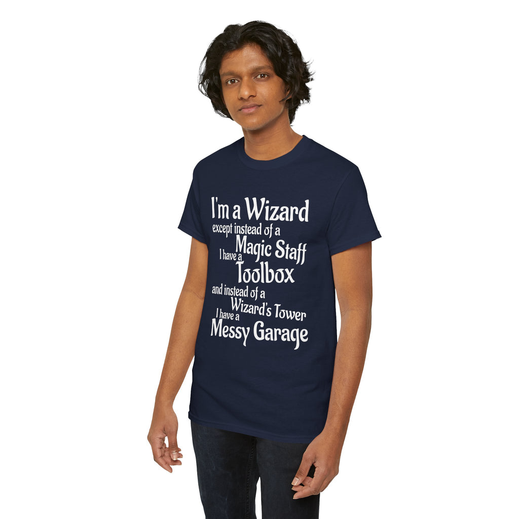Fathers Day, I'm a Wizard | Unisex Heavy Cotton Tee