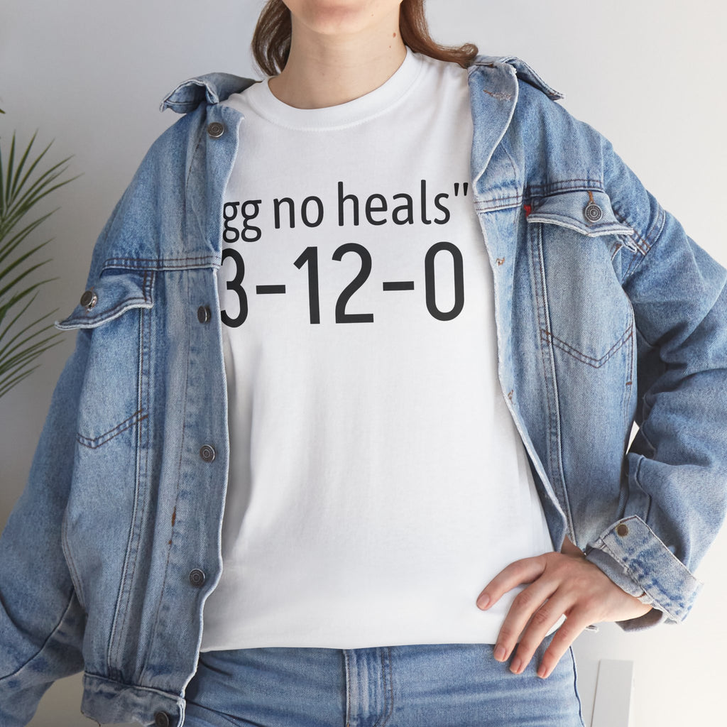 "gg no heals" | Unisex Heavy Cotton Tee