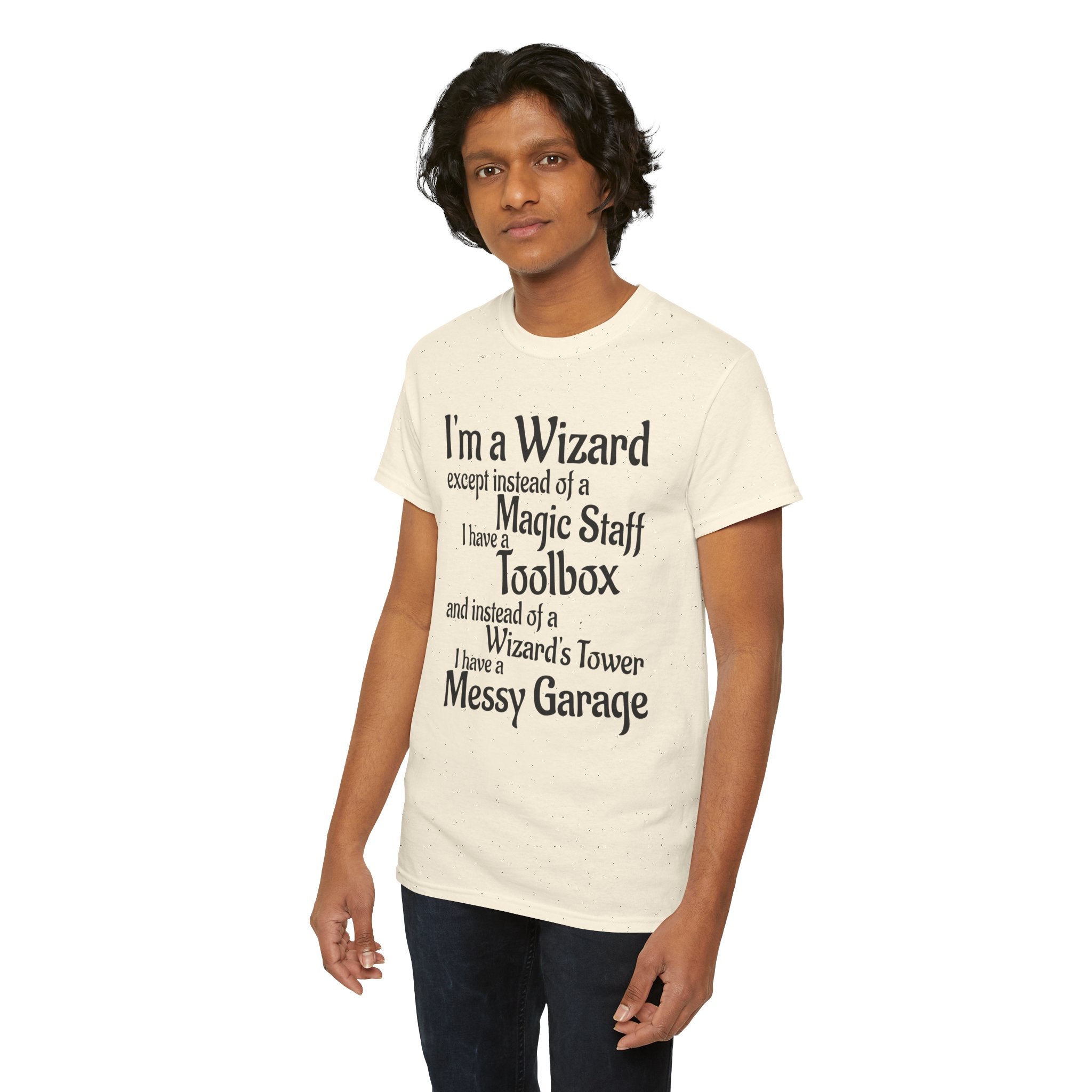 Fathers Day, I'm a Wizard | Unisex Heavy Cotton Tee
