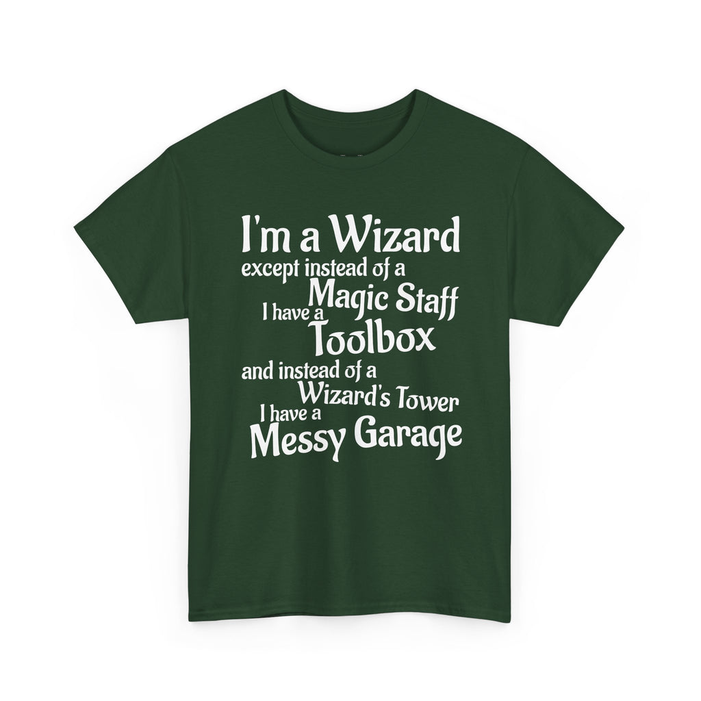 Fathers Day, I'm a Wizard | Unisex Heavy Cotton Tee