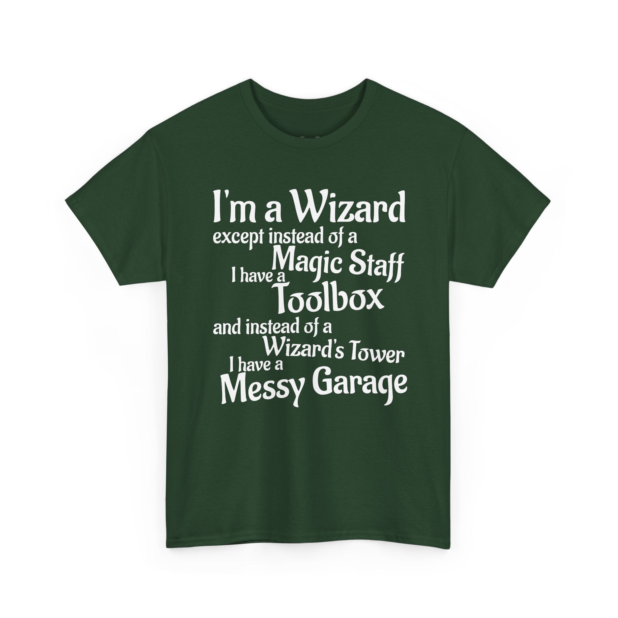 Fathers Day, I'm a Wizard | Unisex Heavy Cotton Tee