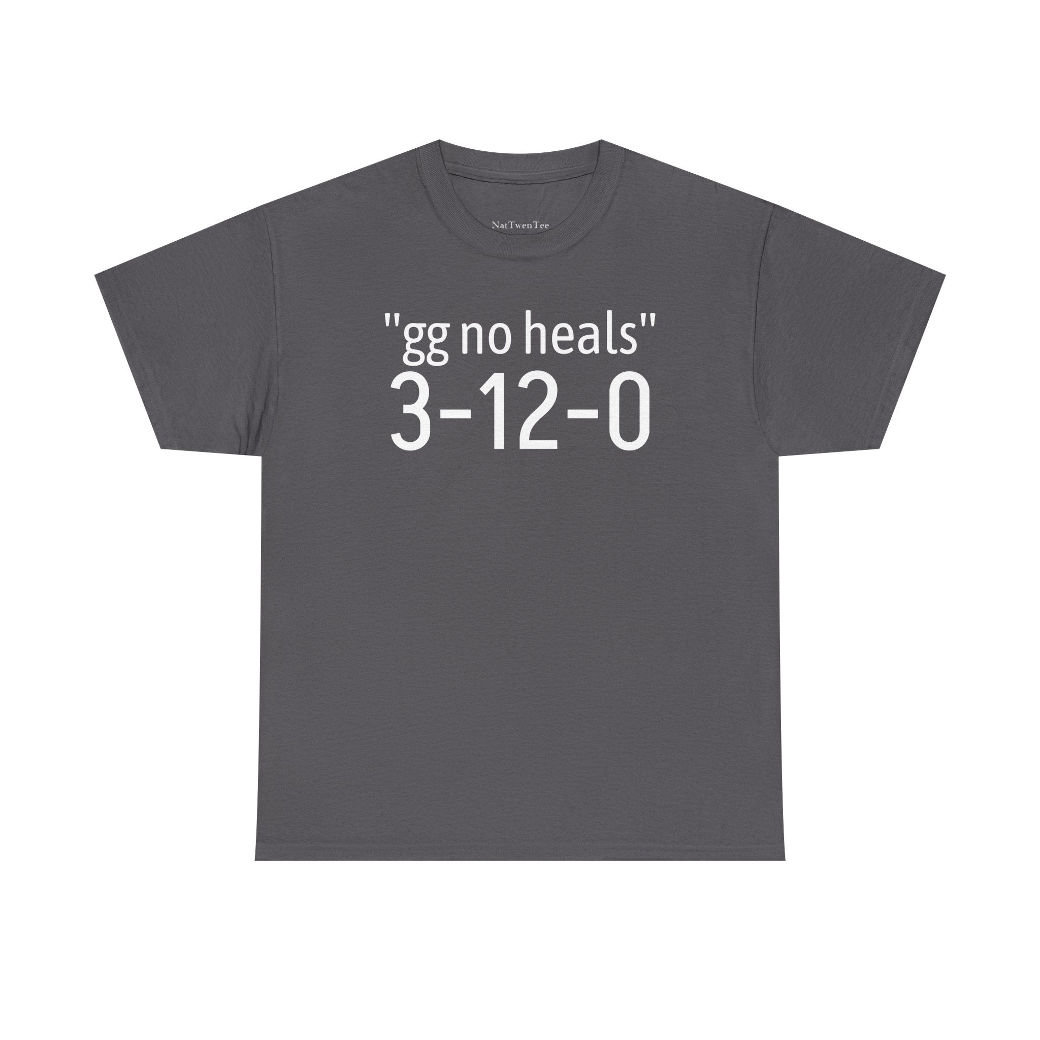 "gg no heals" | Unisex Heavy Cotton Tee