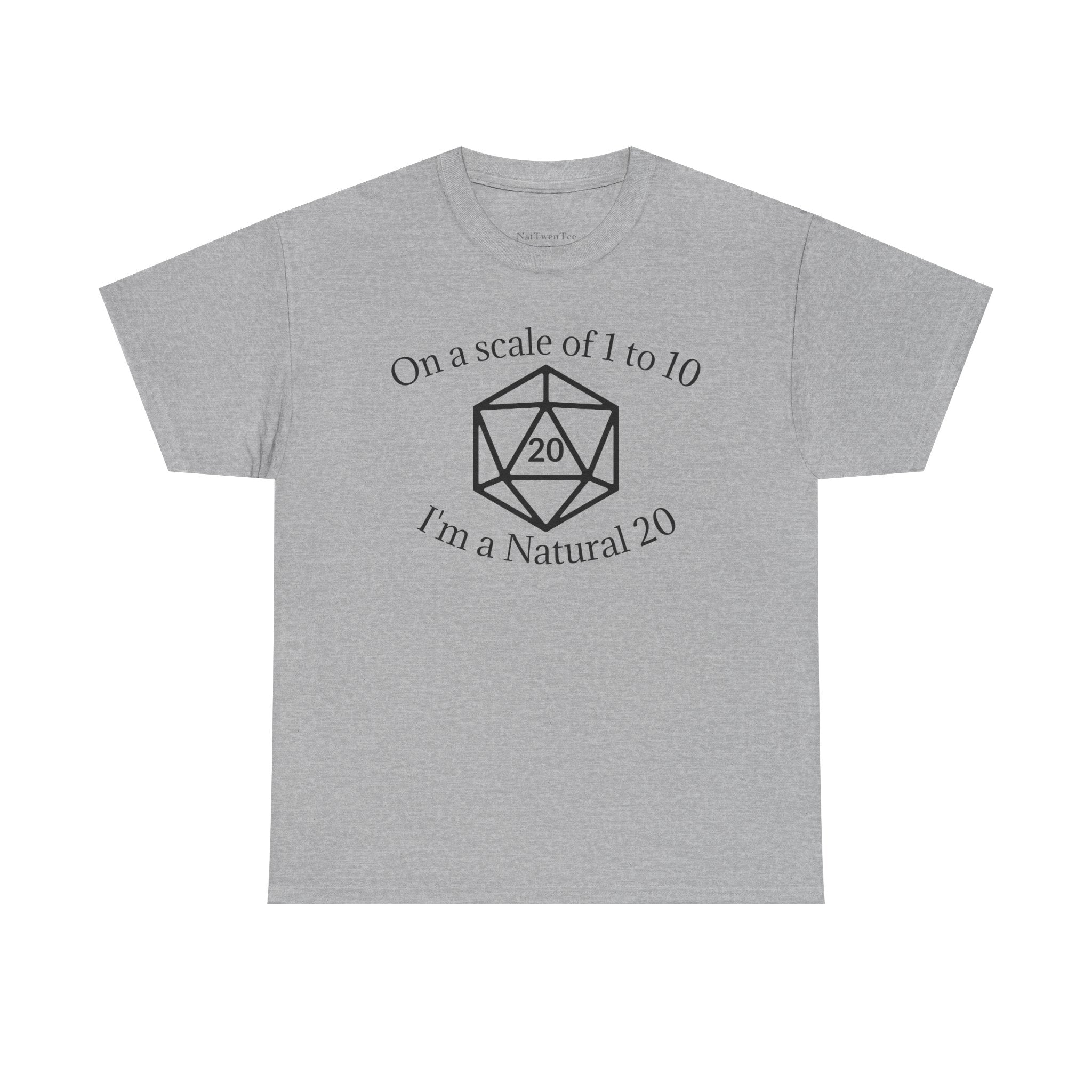 Im a Natural 20 | Unisex Heavy Cotton Tee